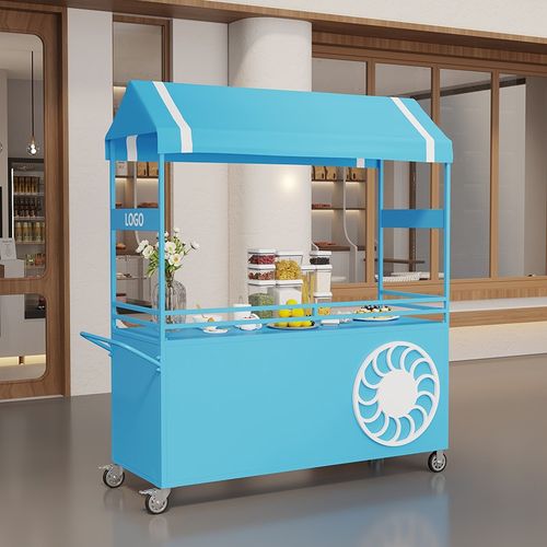 移动摆摊车夜市摆地摊小推车户外摊位流动式推广车商场展示台花车