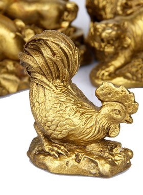 铜生肖铜十二12生肖摆件小号铜鼠铜牛虎兔龙蛇铜马羊猴鸡狗猪属相