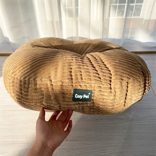 人可以坐 70cm超大垫子1400g坐垫可拆洗柯基狗窝垫子 家居