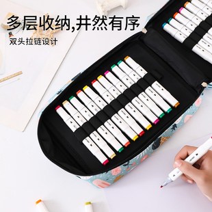 新款 防水丙烯马克笔收纳包马克笔收纳盒36色48色60色72色80色84色
