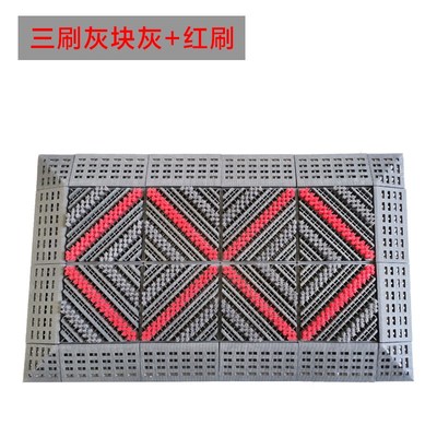 室外防滑蹭土地垫入户进门口户外脚垫塑料三合一酒店防水商用地毯