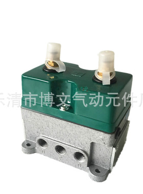 DQK-2432电控换向阀 二位五通双电控电磁阀 3分PT3/8