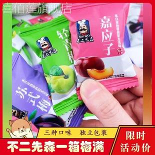 不二先森梅子霸气箱先生一箱梅满轻青梅嘉应子独立包装 零食