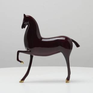 新式马摆件摆件客厅玄关办公展室样板间品样品屋示中中心酒店样板