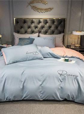 i米n网红床笠式件套四简约s欧式床罩款纯色宿舍0.9床单JQT三件套