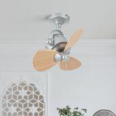 壁挂两用度轻奢小吊扇厨房角过道阳台书房工XKY装 可角调落无灯小