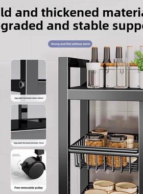 德厨房微波架地功板立式多层藏蔬菜储藏架FHJ家用多能烤国箱储架