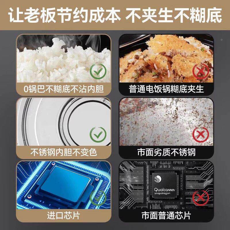 0赛米SEMIKRON控蒸饭桶4商电饭煲大型蒸用饭柜大容量蒸饭桶升甑式