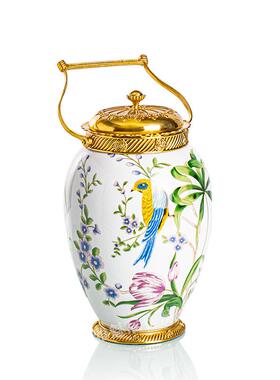 铜欧式别俱乐豪华软墅UXC装铜家居覆古镶嵌铜陶瓷与蓝部白壶工艺