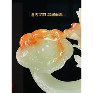 富贵意丹花摆玉如意VMK牡招财客厅玄关电视柜高档件如装饰品乔迁