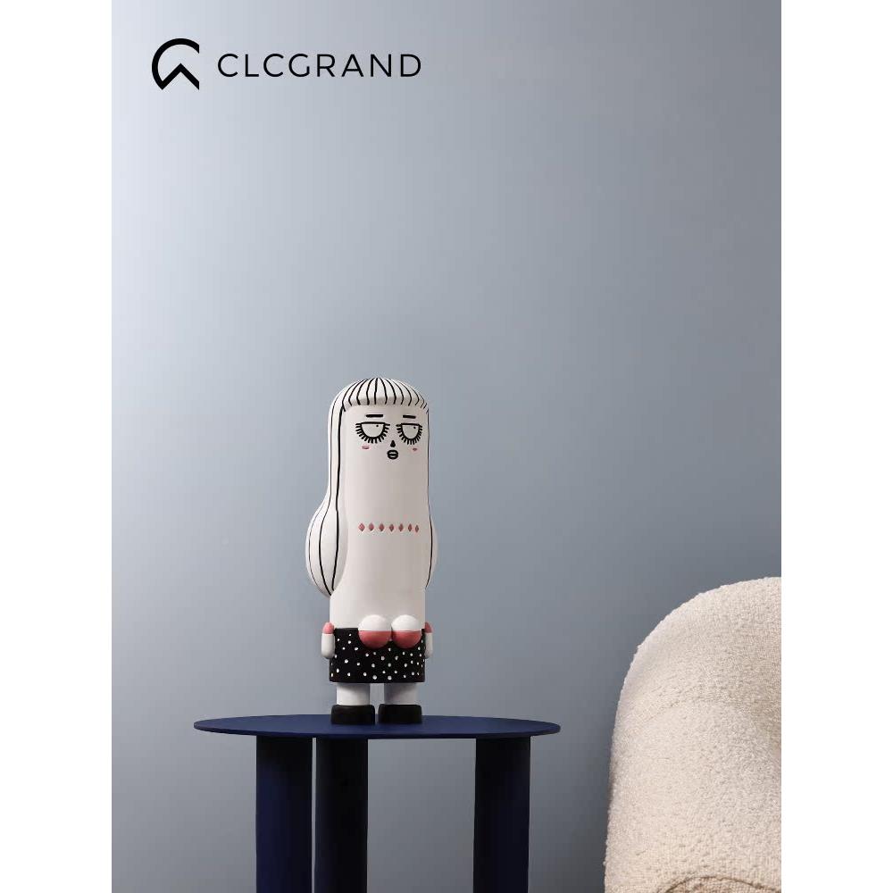 卡通可爱抽象艺术品样板软间酒家柜书房装摆件客EEV厅玄饰关装居