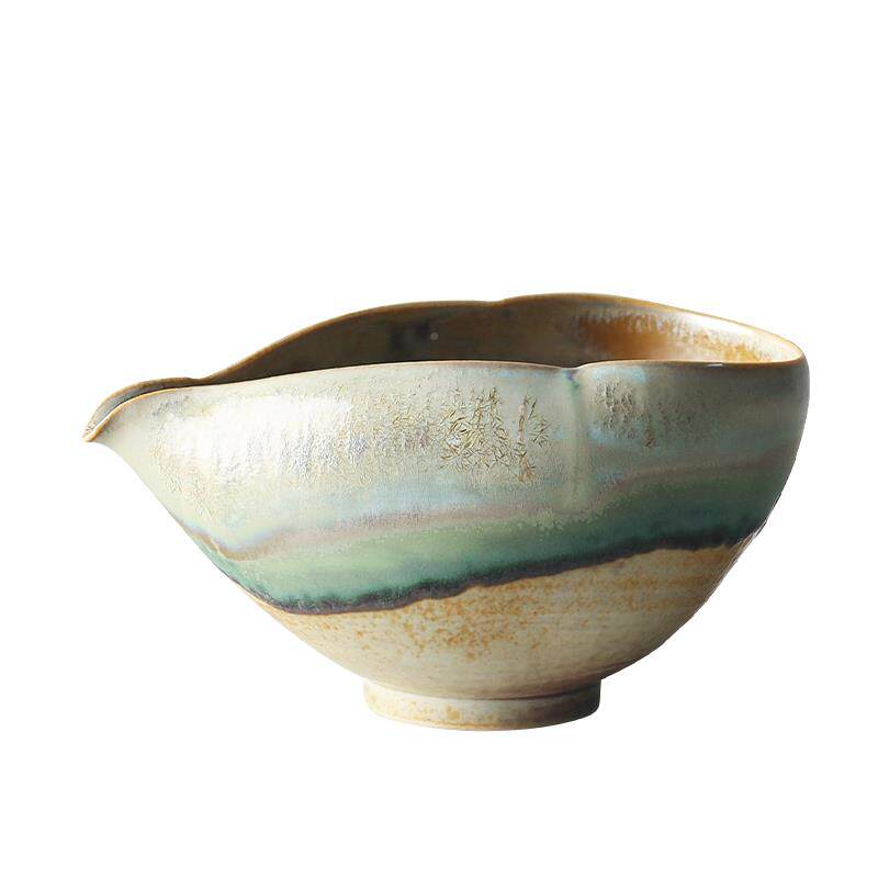 道杯公日式功夫茶陶瓷柴烧德镇分茶器小茶海VYP高景端具公杯古朴