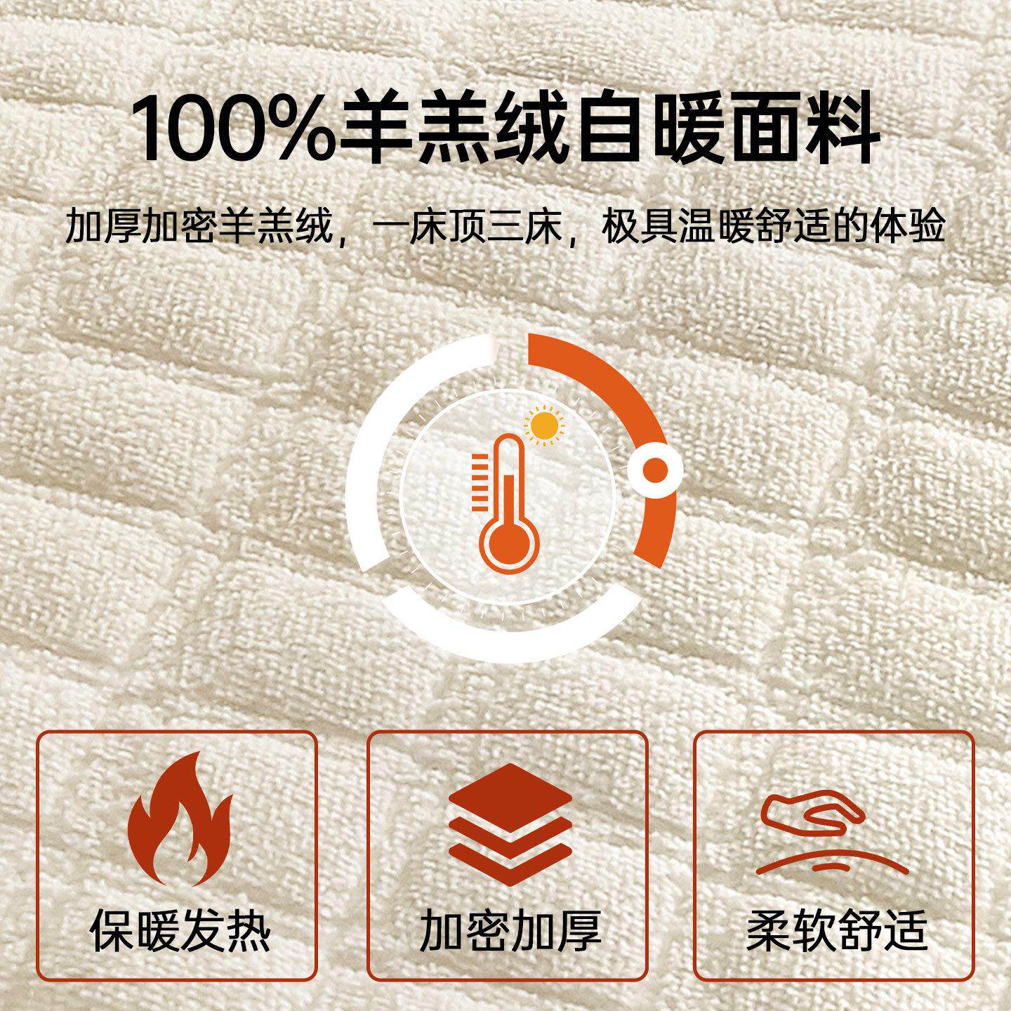 极人羊羔绒床垫遮盖物南家用卧室冬季加厚学保暖床褥子YHB舍生宿