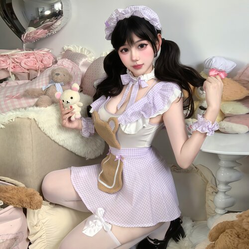 性感纯欲小熊女仆睡衣套装