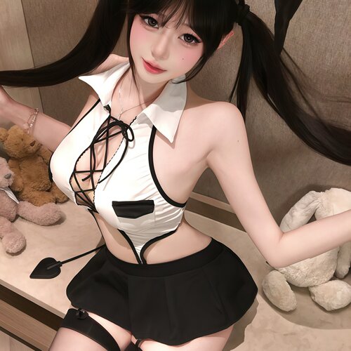 新款性感秘书JK制服免脱睡裙