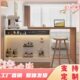 吧台柜家用客厅一体岛台餐边柜餐桌小户型可伸缩折叠隔断柜储物柜