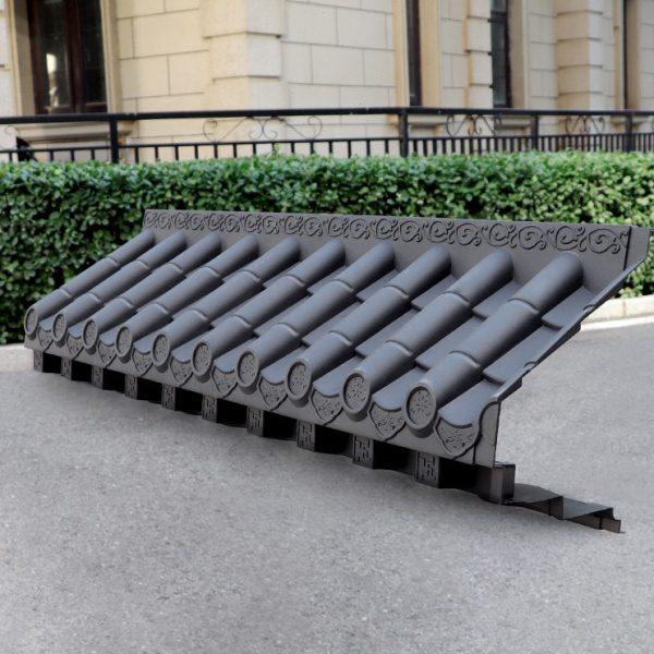 梦古中号免架子树脂36cm立体仿古瓦中式一体塑料窗户装饰屋檐瓦片,基础建材,屋顶装饰瓦,淘宝优惠券,粉丝福利购,淘宝优惠卷