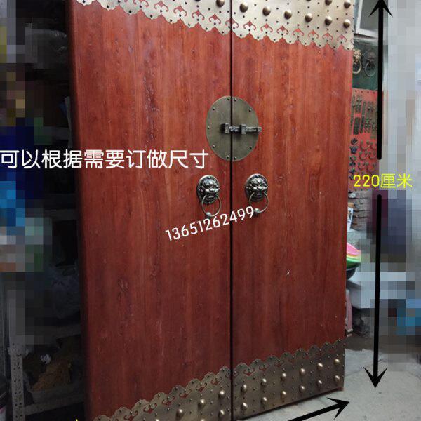 四合院大门纯铜门环仿古中式铜门环铜如意门葫芦铜角花纯铜压条