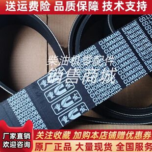 重庆康明斯KTA19 5412996风扇皮带原厂 KTA38柴油发动机3002206