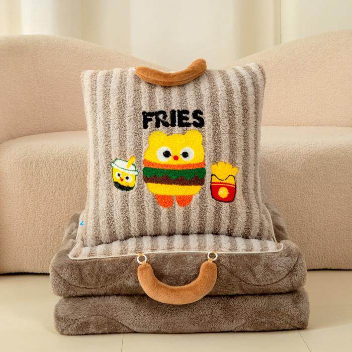 手式SEP抱厚枕子两用二合一被冬天加提毛毯办公室午睡毯车用靠背,居家布艺,抱枕被,淘宝优惠券,粉丝福利购,淘宝优惠卷