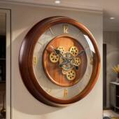 205新款 高级感挂钟客厅家创2意艺用术时钟轻大气静音FRR ZH42奢挂