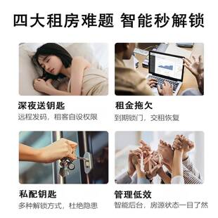 指纹锁用防盗门智锁能门入户门室锁内智能家锁电子木门欧斯卡盾公