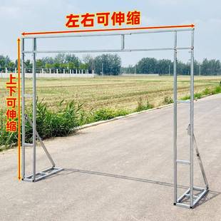 婚庆道具背景架广告喷绘架公签到墙商场司活JVP动具专铁用道艺伸