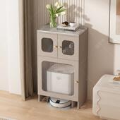 新款 地机器人物扫架云鲸玄收置纳柜餐K806边柜关一体柜子带岩板可