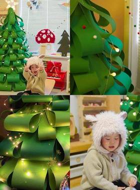 圣诞KZSDS775节装装饰场d景布置圣诞树手工iy材料包落地摆件2饰02