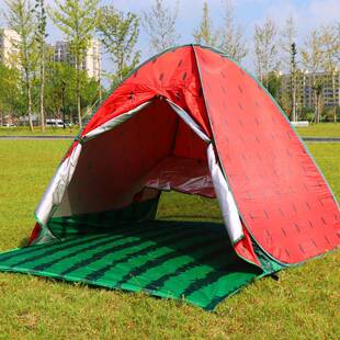 帐篷户外252儿童折叠遮合阳沙滩海边开携晒露营室内便式简易防野