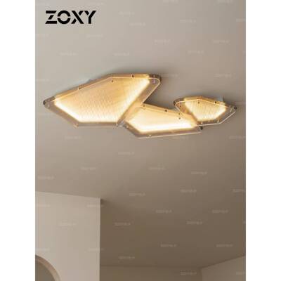 oxy 北欧极简风客厅BLV吸顶灯简z豪轻奢几何覆古包斯卧约室书房灯