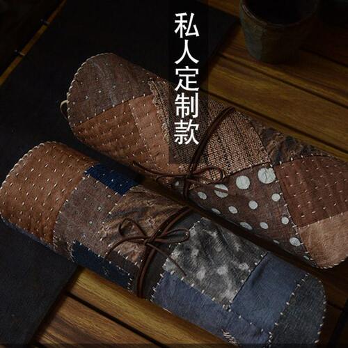 隐舍隐茶—柿染拼接圆形茶席 定制页面