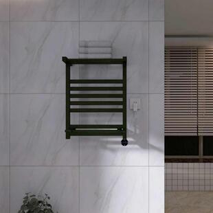 电热毛巾架智能卫生间浴室嵌入式温控加热棒加热毛巾架多功能