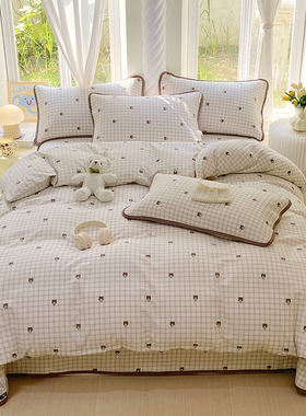 纯棉被套单件被罩150x200x230单双人被罩180学生宿舍被单2025新款