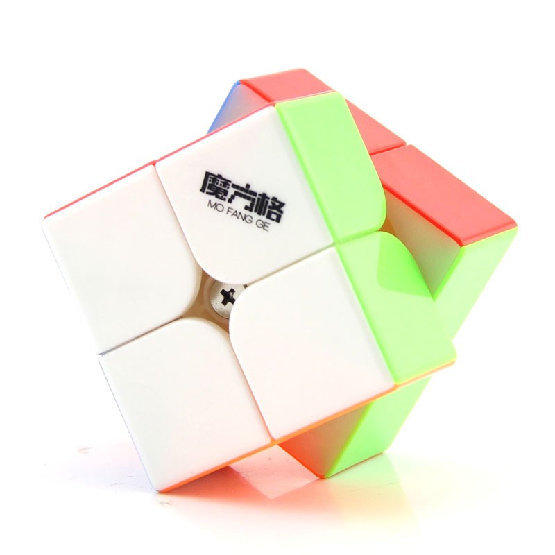 魔方格无瑕二阶魔方彩色顺滑比赛2阶竞速无暇2阶益智玩具课间礼物