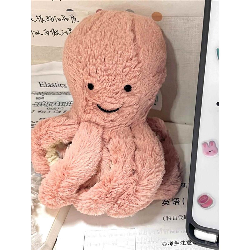 婴儿安抚章鱼玩偶睡觉抱宝宝睡觉安全感神器睡眠毛绒抱枕玩具公仔