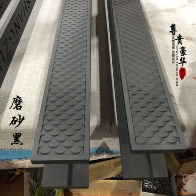 酒店大门拉手仿古推拉玻璃门对装古铜门把手黑色新中式拉手定制
