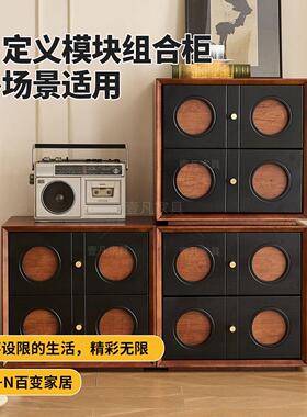 法式覆古白木全木卡尔拉卡门柜屉式床头柜柏C-A68靠墙多功能电抽