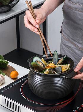 砂锅家用燃气温汤锅陶锅锅瓦锅汤锅耐高干瓷XYU烧不裂专用煤砂气