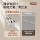 轨道式 断窗直形轨道免打孔浴室防隔水浴帘套 折叠浴帘妆隐形磁吸装