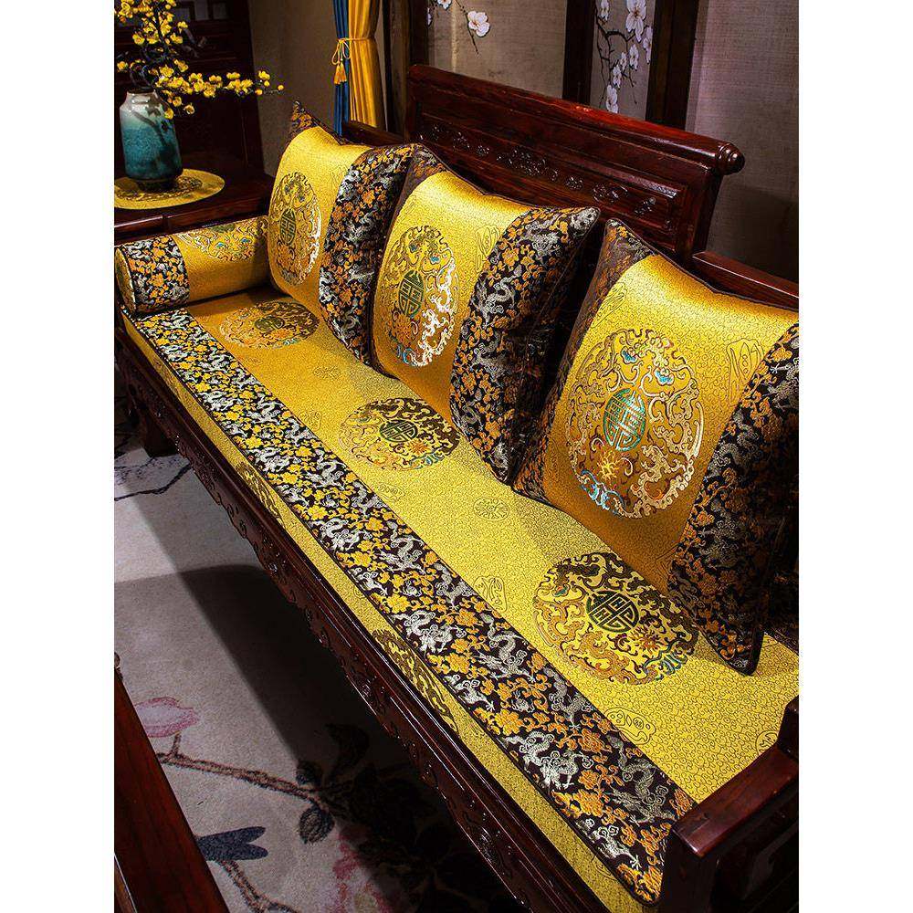 红沙木发垫实木家FGTSFD_0具垫防滑罗汉坐床五件套坐垫定制新型中,居家布艺,沙发垫,淘宝优惠券,粉丝福利购,淘宝优惠卷