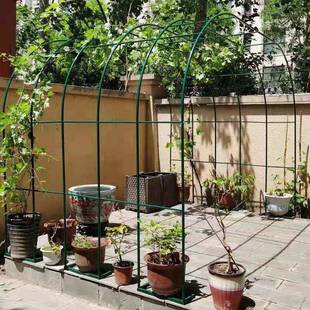 藤花架子拱门艺形户外葡萄架铁花支攀室内绿萝植物AOG架庭爬院架