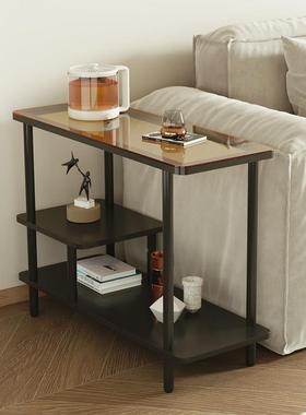 沙发侧边头几简易小桌37084客厅茶几多小层置物架极窄子角几床收