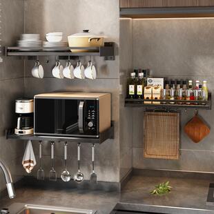 微炉置物架壁挂架lz-wbl03挂壁波式烤箱子悬挂厨房支墙上专用挂架