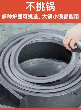 新农款柴gjl-2.11火火灶烧木柴家用村柴炉营地锅移动灶台露炊具炉