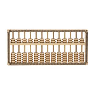 铜盘黄铜如意算盘摆件儿童抓周tyt20230用品店铺客厅算办公桌工饰