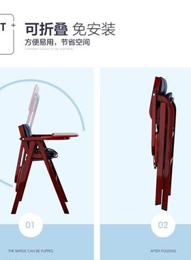 折76654叠酒实木儿童椅餐家用店宝宝婴吃饭餐桌椅饭厅饭店儿婴儿