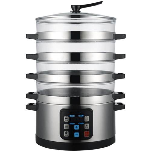 山姆42c斯m大电智蒸锅饮商用餐不锈钢能多SMS-42AD层蒸笼超大容量