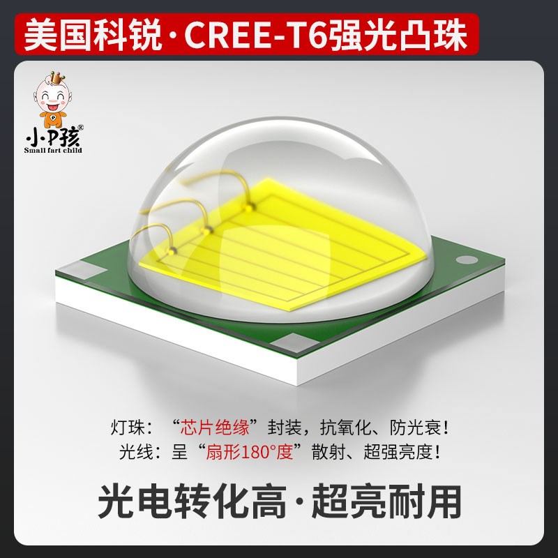 摩托车超亮led射灯改装外置12v强光led大灯泡 爆闪流氓射灯铺路灯