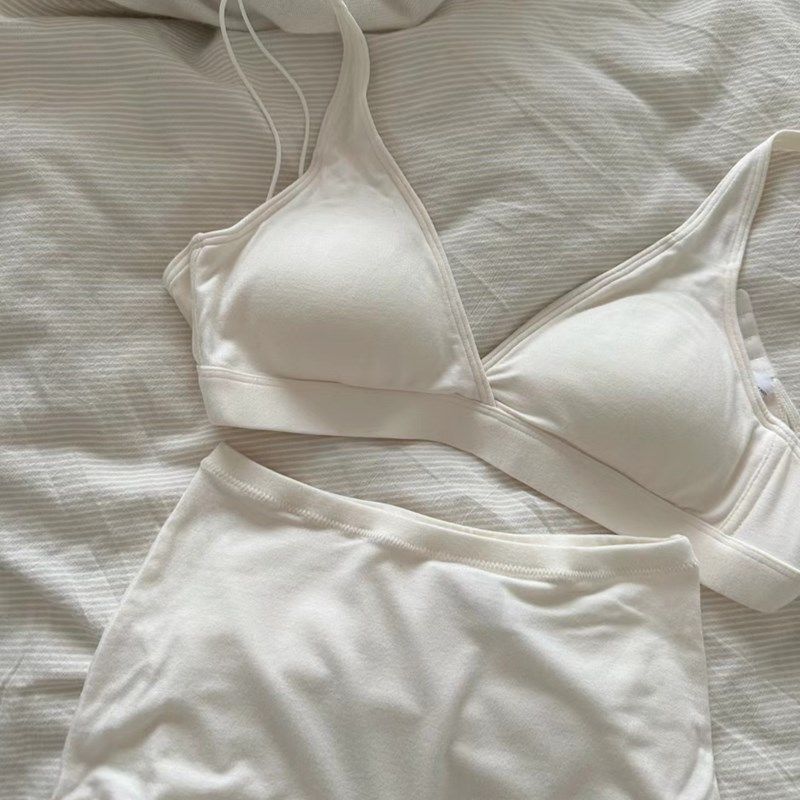 红色内衣女本命年秋冬大胸显小无钢圈超显瘦龙年法式薄款文胸套装